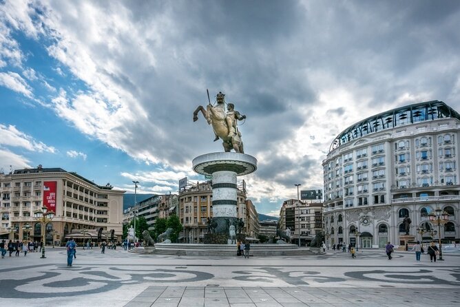 2-Day Private Ohrid Tour in Skopje, Prishtine Trip and Prizren - Prishtina promenade: statues and a quick city orientation