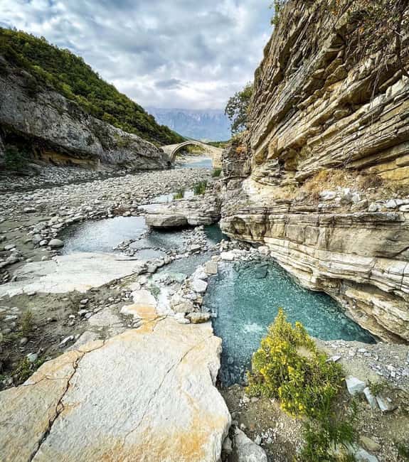 A Day in Permet: Swim in Thermal Baths and Langarica Canyon - Benja Natural Hot Baths: soaking and swimming like a local