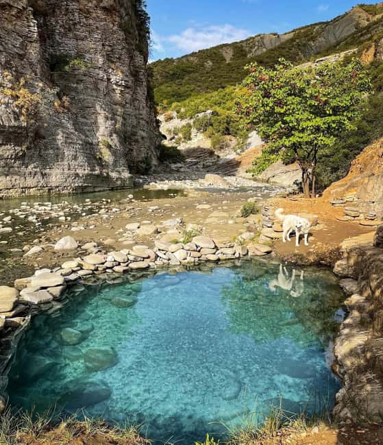 A Day in Permet: Swim in Thermal Baths and Langarica Canyon - Langarica Canyon walk: crystal water, small waterfalls, and real footing