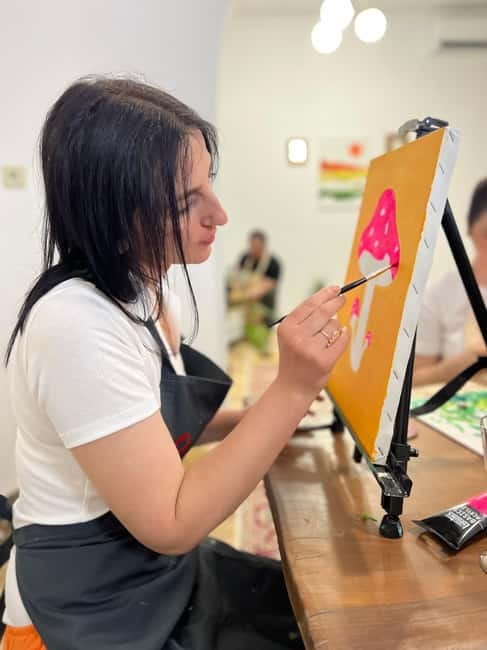 Art & Wine in Tirana - Create Your Souvenir With Us - Your Souvenir Choice: Canvas Painting vs. Totebag Art