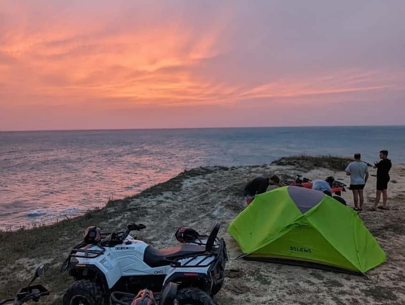 ATV/QUAD/4X4 Tours in Vlora - Stop 1 en route to Narta Lagoon: where flamingos may show up