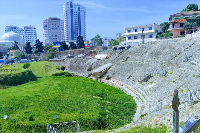 "Berat & Durres City, Belsh Lake - Day Tour from Tirana" - Mangalem and Gorica plus Gorica Bridge: Ottoman streets, riverside calm, good lunch
