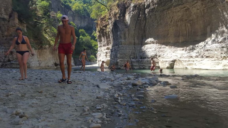 Berat: Osum Canyon and Bogove Waterfall Tour - Osum Canyon: the guided hike and the river swim moment