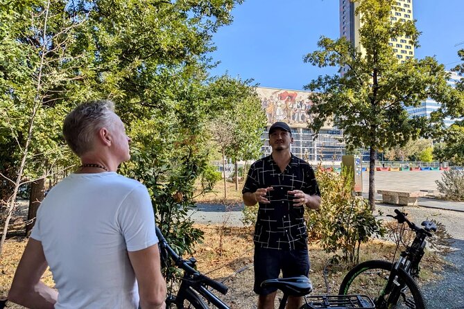 Bike or E-Bike Tour Tirana: Highlights & Grand Park Guided Cycle - Reja The Cloud and Fortress of Justinian, modern art meets small old stone