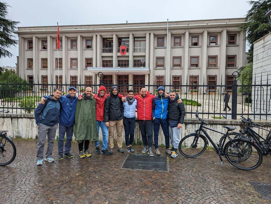 Bike Tour Tirana Highlights - Toptani Castle and Pedonale Street: the street-level flavor stop