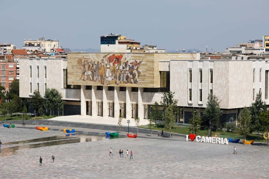 Bike Tour Tirana with the Local Guide - Saint Paul’s Cathedral, Justinian Fortress Wall, and Namazgah Mosque
