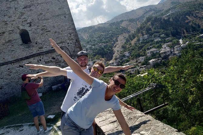 Blue Eye, Gjirokaster & Lekures | Private & Small Group Tours - Stop 2: Lekuresi Castle sunset, fruit, and an optional water moment