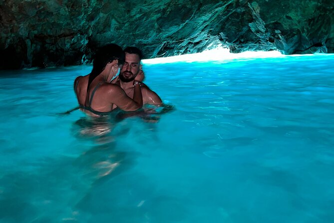 Blue Gem Cave and Grama Bay Speedboat Tour from Vlore - Stop-by-stop: Haxhi Ali Cave to Grama Bay