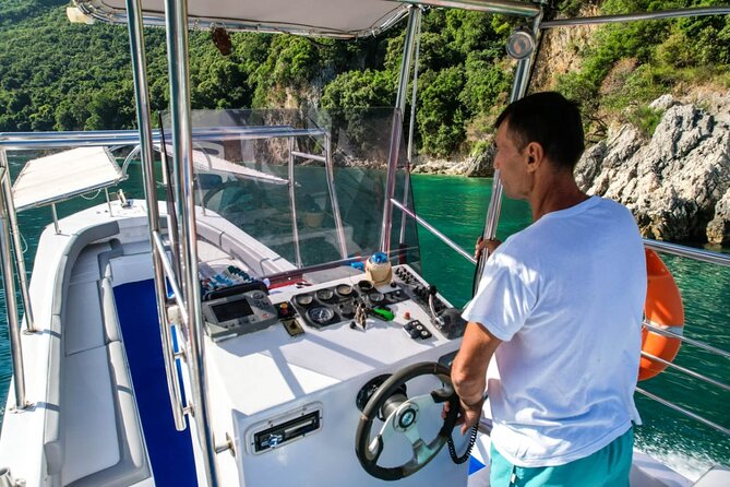 Boat Trip Around the Hidden Gems of Saranda - Krorëza Beach: your long beach day with food, sunbeds, and time to relax