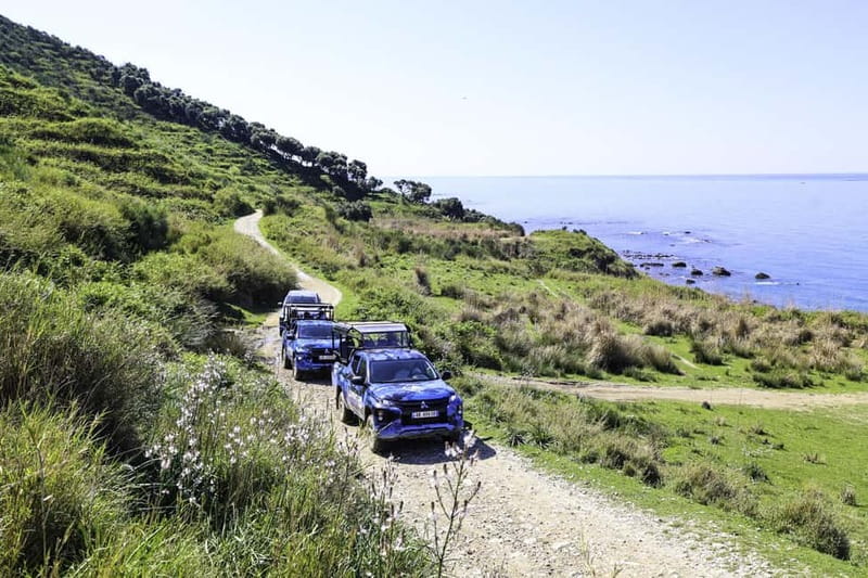 Bovilla Lake & Mount Gamti Expedition by 4x4 Safari car - Getting picked up and riding in safari-style 4x4 comfort