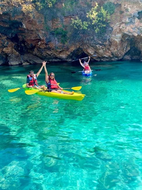 Caves of Porto Palermo: Kayak/SUP Tour with Castle Sea View - The first paddle: caves, small corners, and a steady pace