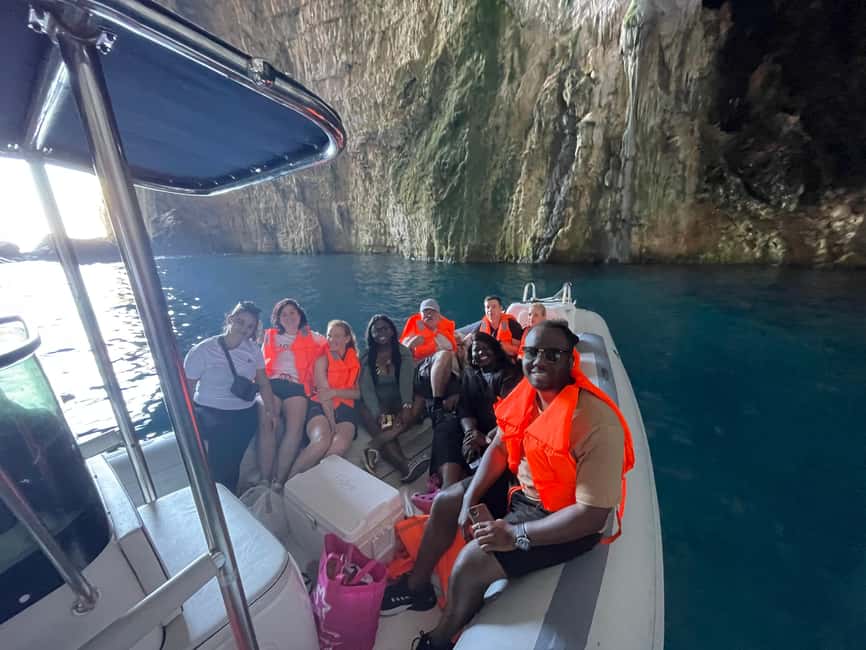 Clare: Sazan Island & Karaburun Speedboat Trip & Snorkeling - A fast, scenic route off Orikum Marina