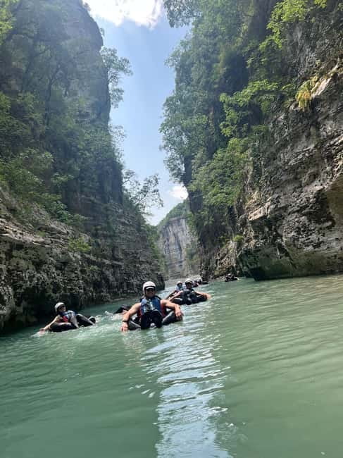 Çorovoda: Osumi Canyon Rafting/River Tubing Tour - Osumi Canyon from a tube, not just from a viewpoint