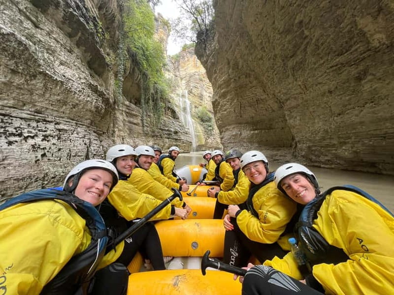 Çorovoda: Osumi Canyon Rafting/River Tubing Tour - Lunch at the finish, plus changing clothes without drama