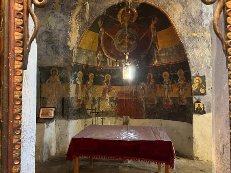 Daily Trip To:Blue Eye,Monastery,Gjirokaster&Lekursi Castle - Saint Nicholas Monastery Church in Mesopotam: calm, photos, and context
