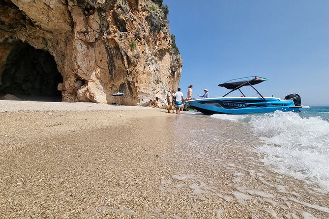 Dhermi: Boat tour of the coast to Filikuri beach - The Route at a Glance: From Alevra Bay to Himara’s Hill