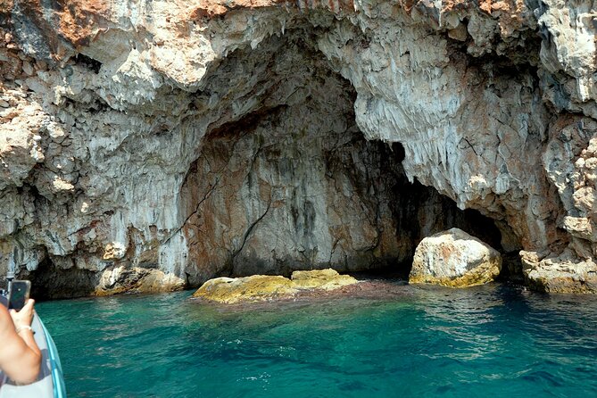 Dhermi: Boat tour of the coast to Filikuri beach - Couples Bay and the Secret Cave Feeling: 30 Minutes to Reset