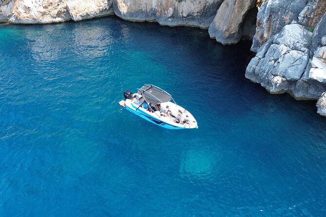 Dhermi: Boat tour of the coast to Filikuri beach - Pigeons Cave Stop: Swimming and Time on the Beach