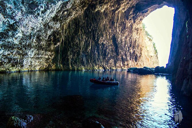 Discover Sazan Island, Haxhi Ali Cave, and Karaburun Hidden Gems - The coast view break: bunkers and tunnels from the speedboat
