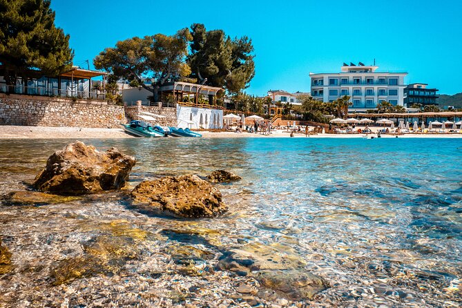 Durres/Golem: Day Tour to Saranda, Ksamil, Blue Eye & Vjosa River - Sarandë promenade free time: views, cafés, and local color