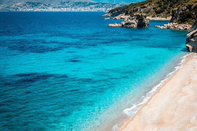 Durres/Golem: Day Tour to Saranda, Ksamil, Blue Eye & Vjosa River - Ksamil beach time: Albanian Maldives for about 2 hours