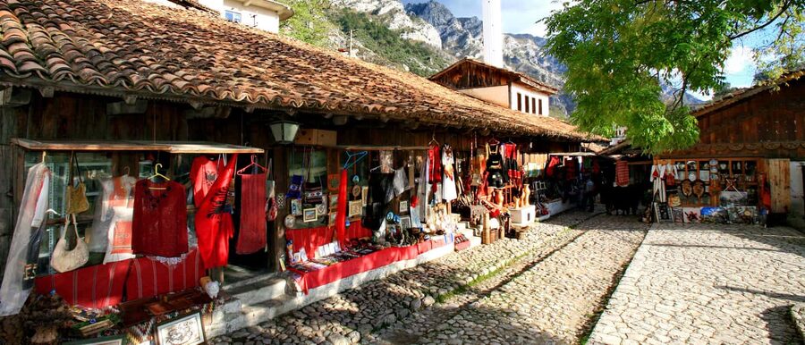 Durres/Golem: Kruja Castle & Bazaar with Traditional Lunch - Kruja Castle, Old Bazaar, and the story in between