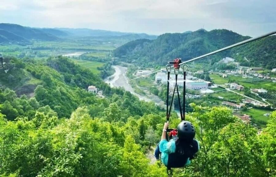 Durres/Golem: Zipline Albania and Petrela Castle - Zipline Albania Meets Petrela Castle, One Short Trip With Two Different Moods
