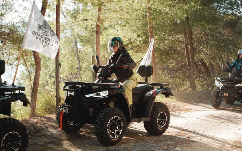 Durres: Kallmi Guided ATV Quad Bike Tour with Helmet - Starting in Durres and getting off the main road