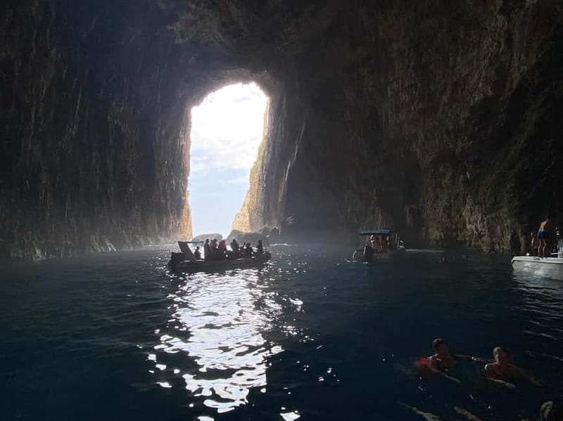 Durres & Tirana: Speed Boat Trip to Sazan, Karaburun & Cave - Stop 1, Sazan Island: History, Photos, and Sea Time