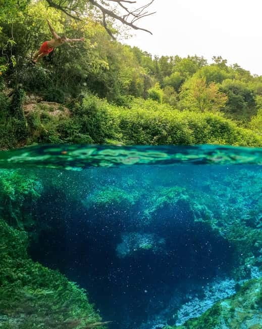 From Durres,Golem: Blue Eye,Ksamil,Saranda Day Tour - Blue Eye Spring (Syri i Kalter): the crystal water stop, planned for photos and calm