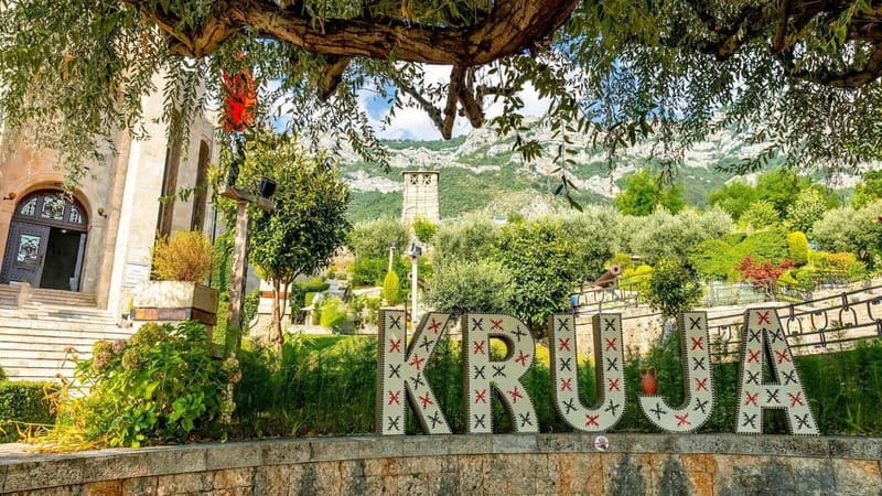 From Durres/Golem: Kruja Castle & Old Bazaar Day Tour - Kruja Castle: fortress walls, big views, and Skanderbeg inside