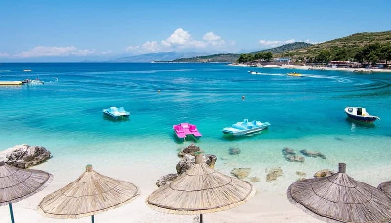 From Durres/Golem/Tirana: Saranda, Ksamil, Blue Eye Day Tour - Ksamil beaches and island views: your main relaxation window