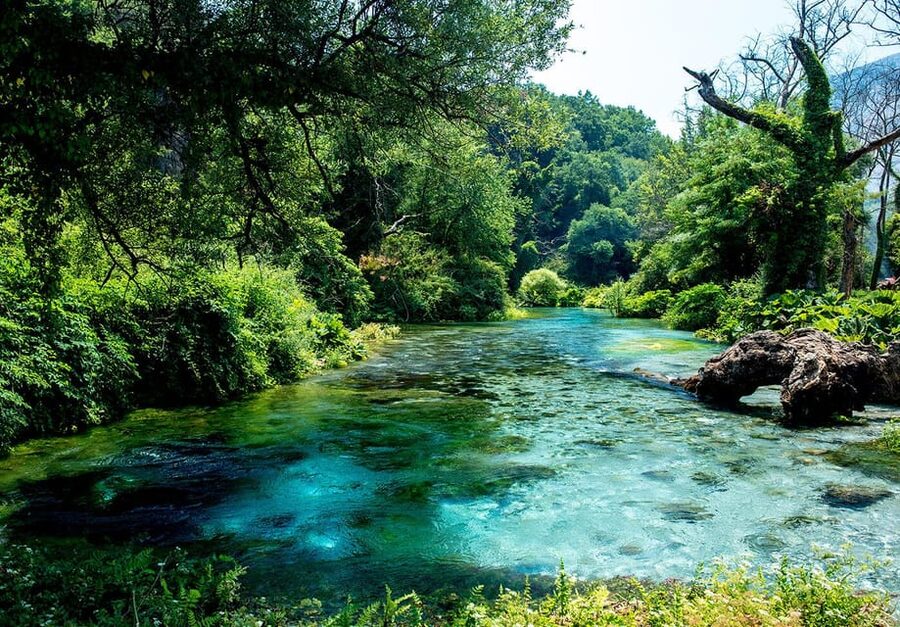 From Durrës or Golem: Ksamil, Saranda and Blue Eye Tour - Blue Eye freshwater spring: the chilly walk and the optional train ride