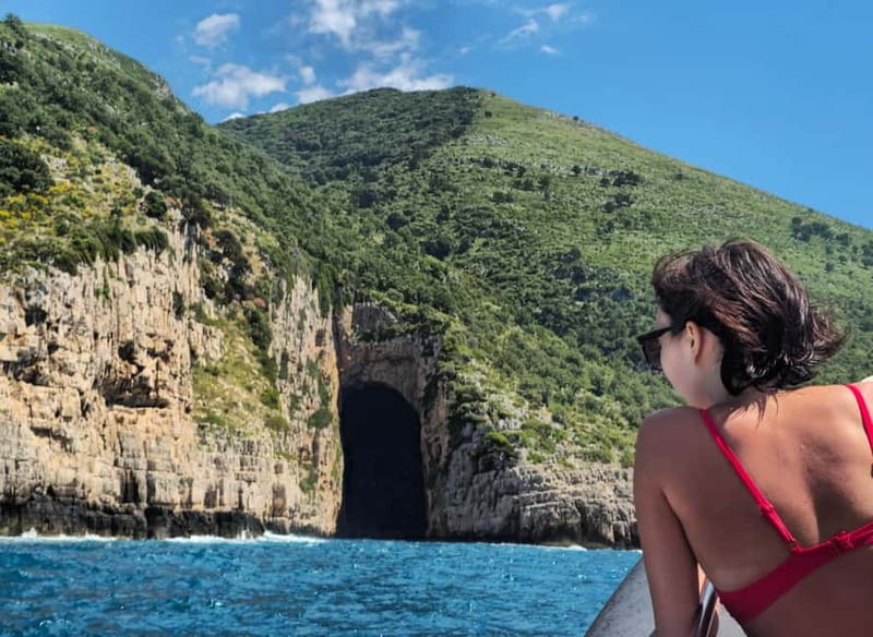 From Durres: Speed Boat to Sazan Island, Cave & Karaburun - Sazan Island: ghost-town bunkers and a small stretch of beach