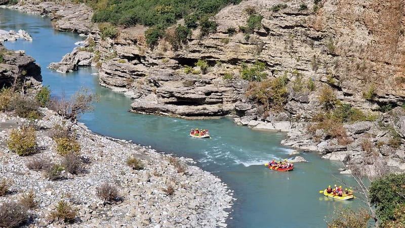 From Permet: Amazing Rafting Experience at Vjosa River - Vjosa wild-river rafting: the feeling you cannot fake