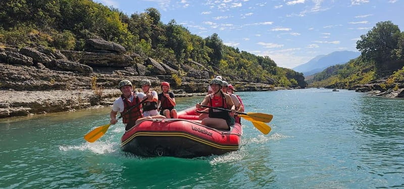 From Permet: Amazing Rafting Experience at Vjosa River - Upstream start: instruction that helps you enjoy the ride