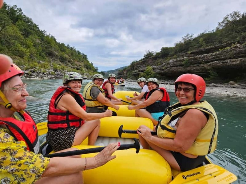 From Permet: Amazing Rafting Experience at Vjosa River - The raft run itself: waves, narrow passages, clear water, and surprises