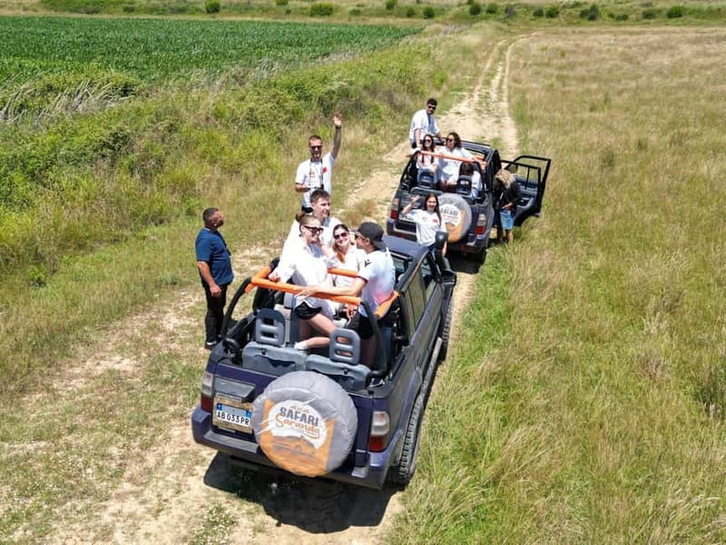 From Sarandë: Off-Road 4x4 Safari Tour with Lunch - Borsh Beach: The 2-Hour Lunch + Umbrella Setup