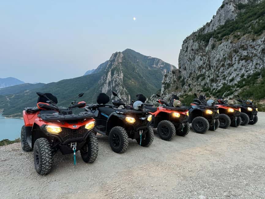 From Tirana : Bovilla Lake ATV/Quad Bike Tour - The 3 hours in real life, stop by stop