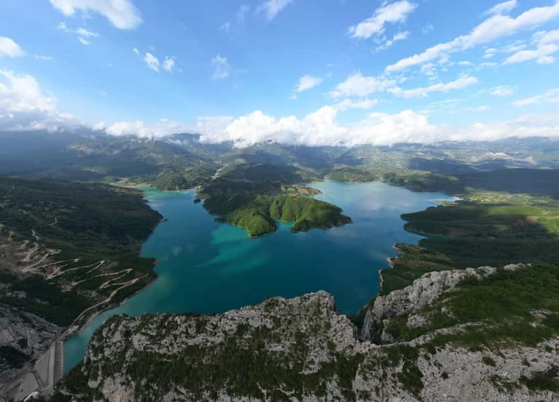 From Tirana: Bovilla Lake & Gamti Mountain Hiking Tour - Getting There: Pickup, Minibuses, and the Bovilla Canyon Photo Stop
