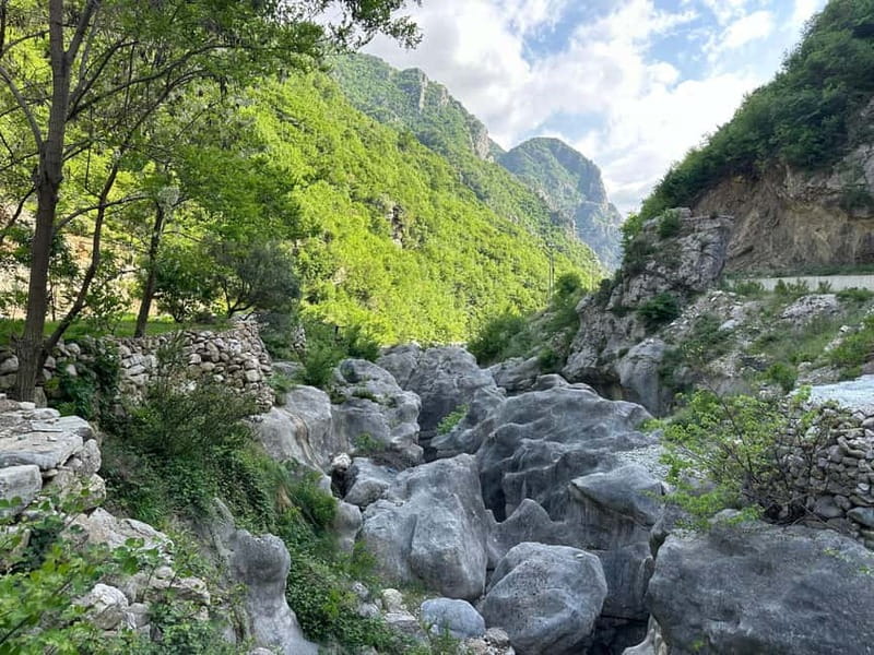 From Tirana: Bovilla Lake & Gamti Mountain Viewpoint Hike - River swim below the dam: the seasonal cool-down you will plan around