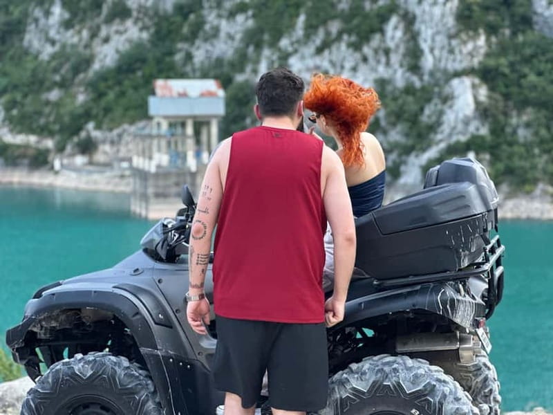 From Tirana: Bovilla Quad Highlights Tour - ATV quad bikes near Tirana, and why Bovilla feels special