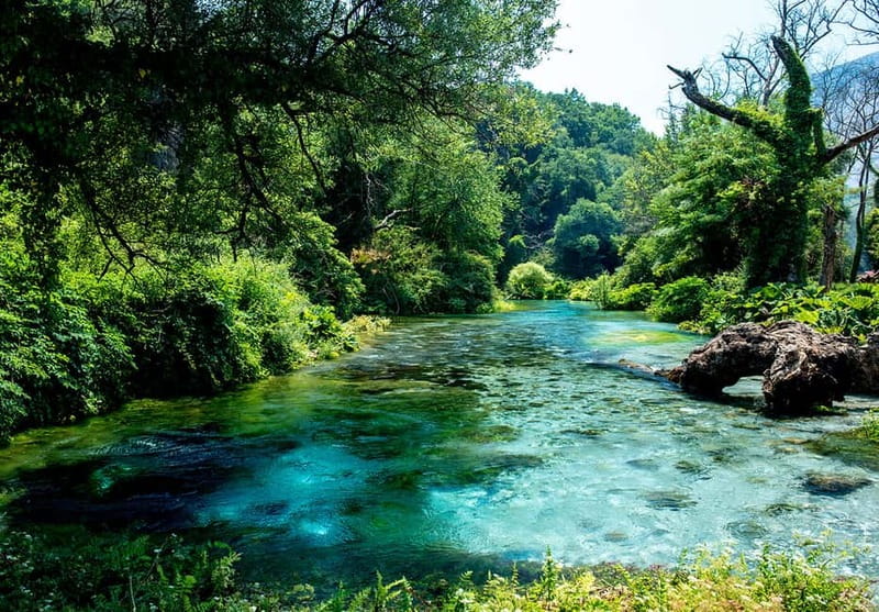 From Tirana & Durres: Private Tour of Gjirokaster & Blue Eye - Blue Eye spring in Finiq: the 50-meter water sightline