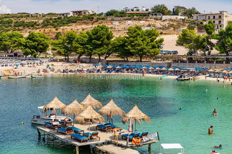 From Tirana/Durres: Riviera, Ksamil, Saranda & Blue Eye Tour - Ksamil Photo Stop: A Quick Hit of Maldives-Like Beach Energy