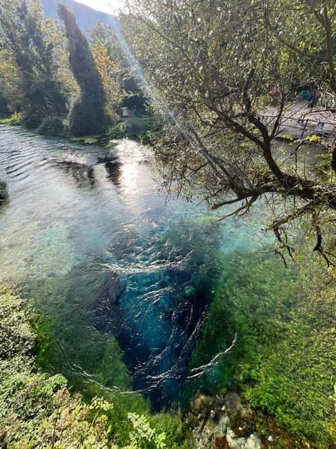 From Tirana/Durres/Vlora:Blue Eye,Saranda & Ksamil Boat Tour - Blue Eye: Seeing Water Coming From the Ground (and Why It Feels Cold)
