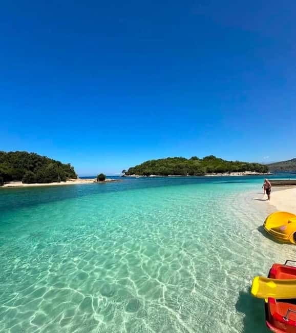 From Tirana/Durres/Vlora:Blue Eye,Saranda & Ksamil Boat Tour - Price and What You Get for $75 Per Person