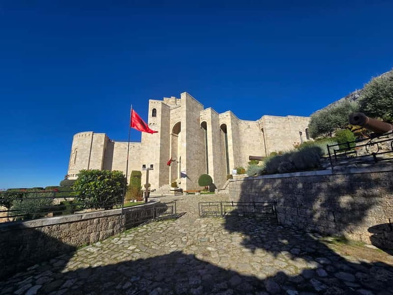 From Tirana/Golem/Durres: Kruja, Bazaar, Sari Salltik Tour - Krujë Castle and Skanderbeg Museum: where the story becomes visible