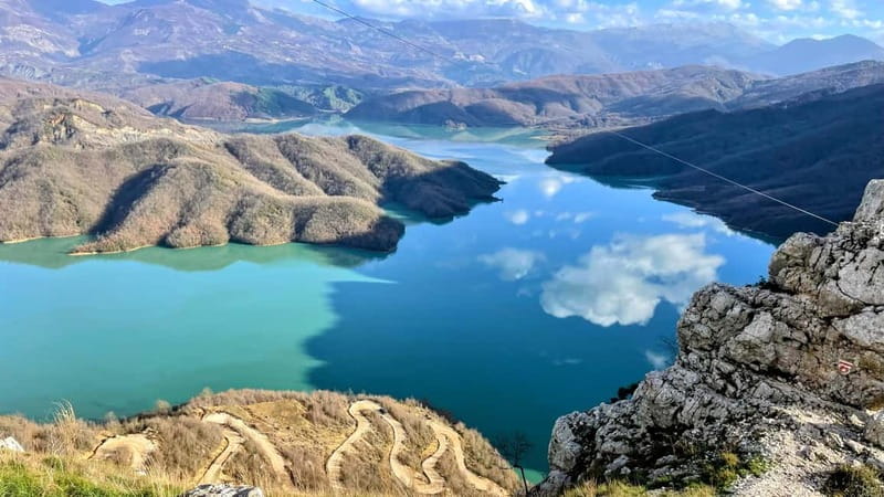 From Tirana: Hike on Gamti Mt & Bovilla Lake on Land Rover - Gamti Mountain hike: stairs, viewpoints, and the help that makes it doable