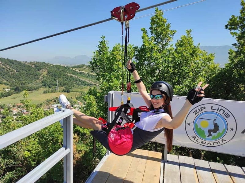 From Tirana: Petrela Zipline Adventure with Transport - Safety Briefing and Gear Fitting: what actually happens first