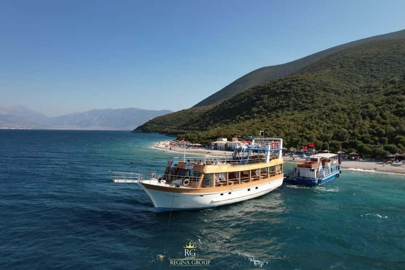 From Tirane/Durres/Golem: Daily Cruise in Sazan & Karaburun - Beach Time at Karaburun: Paid Loungers vs Free Rocky Spots